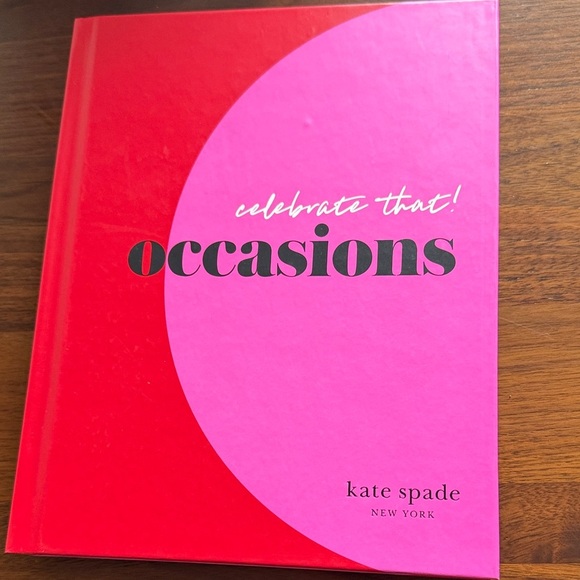 kate spade Other - Kate Spade - celebrate that ! Occasions Book